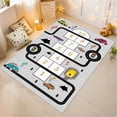 thumbnail image 3 of Dreammotif Hopscotch Children's Room Carpet, Kids City Map Traffic Rug, Traaffic Racer Mat - High Quality, Soft and Durable, Perfect for Children's Room, 3 of 8