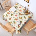 thumbnail image 2 of Autumn Fall Leaves Pattern Square Tablecloth,Waterproof Square Table Cover,Wipeable Spillproof Washable Table Cover for Home Kitchen Party Decor 42"X42"(107x107cm), 2 of 6