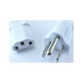thumbnail image 3 of [UL Listed] OMNIHIL White 8 Feet Long AC Power Cord Compatible with BenQ PD2700U, 3 of 4