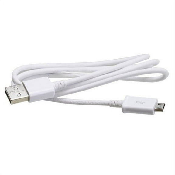 USB Cable for Motorola Moto e6 Phone - MicroUSB OEM Charger Cord Power Wire Sync Fast Charge White V7G