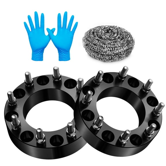 SPEEDWOW 8x180 Wheel Spacers 2 inch for Chevy Silverado 2500 HD Silverado 3500 HD, 125 mm Center Bore & 8 Lug Forged Wheel Adapters 9/16x18 Compatible with GMC Sierra 2500 HD, 2PCS