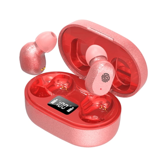 under 5 dollar items True Wireless Bluetooth Earbuds, in Ear Headphones with Microphone, 35H Playtime, USB-C Charging Case, Dual Connect, EQ3 Sound