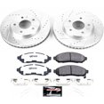 thumbnail image 3 of PowerStop Front Z36 Truck & Tow Carbon-Fiber Ceramic Brake Pad and Drilled and Slotted Rotor Kit Fits: CHEVROLET NISSAN Select Models K6492-36, 3 of 9