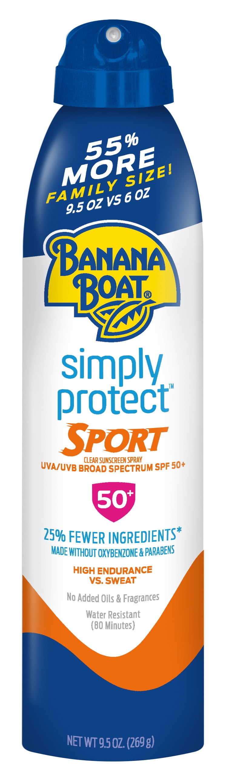 Banana Boat Sport Mineral Enriched Sunscreen Spray SPF 50 9.5oz