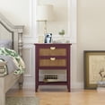 thumbnail image 1 of UBesGoo Night Stands for Bedroom with 2 Drawer, Bedside End Tables with Storage Shelf,Brown, 1 of 14