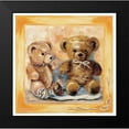 thumbnail image 2 of Withaar, Rian 12x12 Black Modern Framed Museum Art Print Titled - Bears, 2 of 5