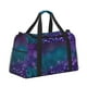 thumbnail image 2 of Disketp Purple and Green Glitter Bolsa de Viaje Tipo Duffle, Bolso de Mano para Fin de Semana para Mujer, Bolsa de Gimnasio Ligera para Hombre, Esencial para Viajes, 2 of 7