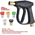 thumbnail image 3 of 3000PSI Car Pressure Washer Gun Set Snow Suds Foam Lance Spray Tips Rotary Turbo Nozzle Kits, 3 of 7
