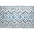 thumbnail image 2 of Addison Rugs Mayfield Washable Transitional Geometric Blue Rectangle Rug, 1'8" x 2'6", 2 of 5