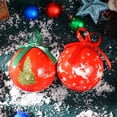 thumbnail image 4 of Christmas Ball Tree Hanging Ornaments Santa Snowman Pattern Red White Ball for Xmas Tree Decor Holiday Party Wedding Decoration, 4 of 5
