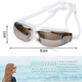 thumbnail image 4 of Gafas de natación unisex para adultos Desiderio, gafas de natación polarizadas para hombre y mujer, antivaho y antifugas, 4 of 5
