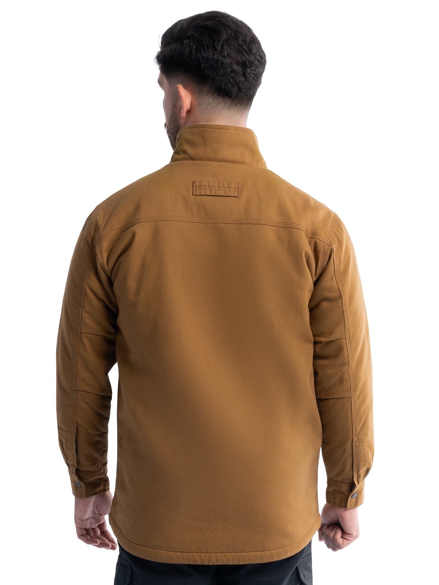 Wrangler Workwear Men's Mock Neck Jacket with Inner Linning Insulating Fabric, Size S-3XL