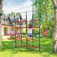 thumbnail image 3 of MONT PLEASANT Climbing Cargo Net for Kids Ninja Net Climbing Swingset Polyester Rope Ladder for Jungle Gyms Playground Ribbon Net Obstacle Course Training Climbing Net for Outdoor Treehouse, 3 of 5