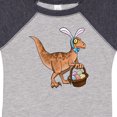thumbnail image 4 of Inktastic Easter Velociraptor with Bunny Ears Boys or Girls Baby Bodysuit, 4 of 5