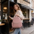 thumbnail image 4 of weibbin Backpack Casual Daypack Travel Backpack Hand Carry Large Capacity for Commuting Travel 12.6x9.84x4.33in, 4 of 6