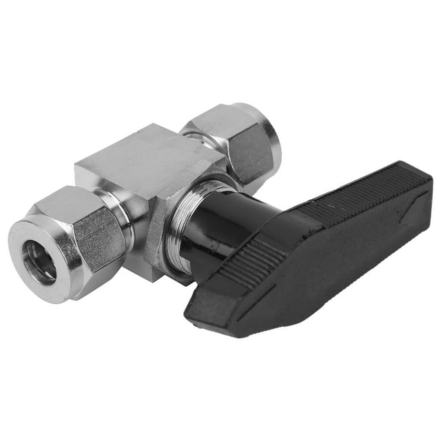 Válvula de Agua de Control de Flujo de Acero Inoxidable ANGGREK SS-44S Doble Conexión