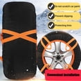 thumbnail image 4 of DAMIFU Snow Sock Tire Chains 2Pcs Designed To Fit Most For Car Tires In Winter, 4 of 7