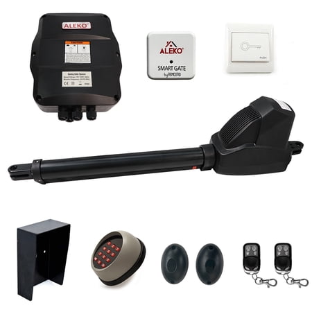 ALEKO Smart Accessories Kit Swing Gate Opener for Single Gate up to 18 ft 660 lb