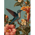 thumbnail image 1 of Toile Murale Florale Colibri 15,75 X 11,81 Pouces, 1 of 8