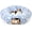 Plush/Blue&Cloud, variant on Cat Tunnels for Indoor Cats, 35'' Plush Cat Tunnel Bed with Playful Ball and Circle Cushion, Multifunctional Peekaboo Cat Cave, Interactive Toy Gift for Cats, Kittens, Rabbits, Yellow&Cloud