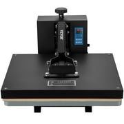 BENTISM Heat Press Machine, 16 x 20 Clamshell Sublimation Transfer Printer Teflon Coated, 1700W Digital Precise Heat Control, Silica-gel Sponge Powerpress for T-shirt Bag Pad Pillow