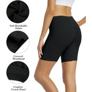 wirarpa Women's Cotton Boy Shorts Underwear Anti Chafing Soft Biker Short Plus Boy Shorts Panties Multicolor Size 7
