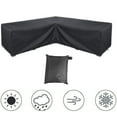 thumbnail image 3 of Housse de Sofa d'Angle Imperméable Housse de Mobilier de Jardin Housse de Mobilier Sectionnel d'Extérieur, 3 of 5