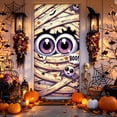 thumbnail image 4 of Dalxymotic Halloween Door Curtain Drapes, Halloween Door Curtains Set, Spooky Holiday Party Background Banners, Halloween Door Curtains Decorative Drape for Door, Window, Wall, 4 of 6