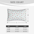 thumbnail image 4 of Pofeuu Strawberry Print Polyester Microfiber Plush Pillowcases, Super Soft and Cozy Pillow Case Covers with Envelop Closure（Pillow core not included）-16"x24", 4 of 6