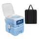 thumbnail image 1 of Inodoro Portátil de 20 Litros SereneLife, Toilette para Camping a Prueba de Fugas con Tanque de Desechos Desmontable, 120+ Descargas, Pulverizador, Bolsa de Transporte, Embudo Plástico, 1 of 7