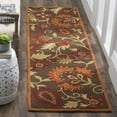 thumbnail image 3 of SAFAVIEH Blossom Madelyn Floral Flowers Wool Area Rug, Brown/Multi, 3' x 5', 3 of 10