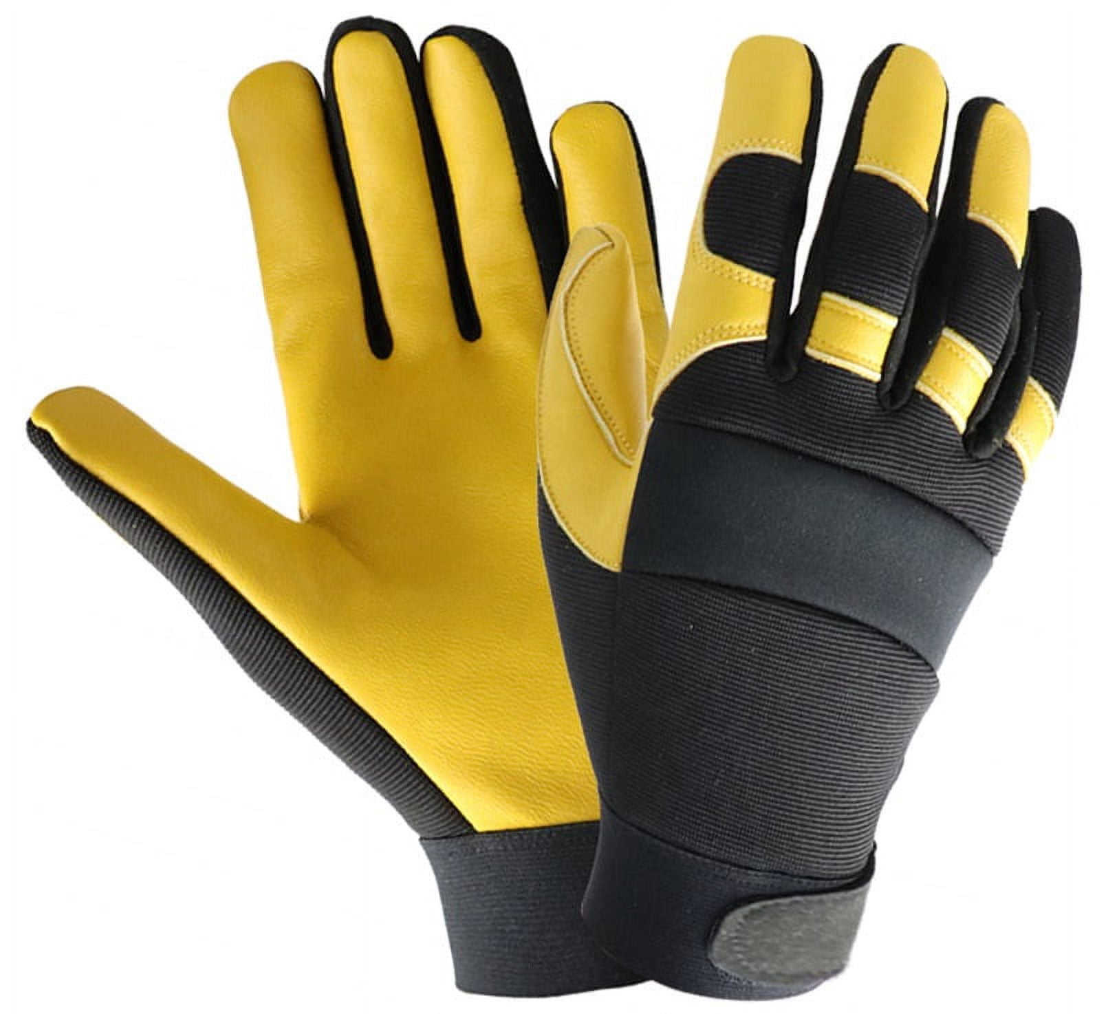 Leather Driver Gloves Top Safety Glove Leather Mechanics Work Gloves ,Wide Use