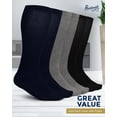 thumbnail image 4 of Calcetines de compresión Pembrook Light para hombre de 8 a 15 mm de Hg, 6 pares, 4 of 7