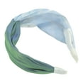 thumbnail image 5 of Unique Bargains 1 Pc Wide Tie Mesh Headbands for Women Blackish Green, 5 of 6