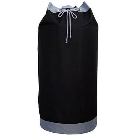 DISCONTINUED Barrel Duffel Bag, Black/Grey