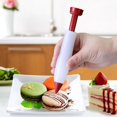 thumbnail image 3 of Prevently Mold Cream Cup Icing Piping Silicone Nozzle Dessert Decorator Cake Pen Cake Diy Doodle Pen Milking Grease Pen(4pcs, Green, Blue, Pink, Red), 3 of 5