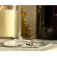 thumbnail image 3 of "14K White Gold Plated Tennis Bracelet – 3Ct Round Cut Lab-Created Diamond for Women", 3 of 4