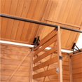 thumbnail image 6 of Leisure Season Large Horizontal Wood Trash and Recycling Storage Shed in Brown, 6 of 6