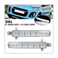 thumbnail image 1 of 10x Car L+R LED DRL Fog Light for C1 06-17 C3 15-19 Auto Driving Lamp Daytime Running Light Bumper Lamp, 1 of 6