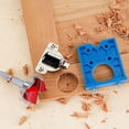 thumbnail image 3 of Juego de brocas con plantilla para bisagra, brocas de posicionamiento ajustables de 35mm, brocas para enrutador para instalación de bisagra de puerta de muebles de madera, 3 of 5