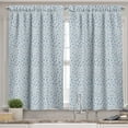 thumbnail image 2 of Ambesonne Rain Valance & Curtain, Rough Edged Aqua Droplets, 55"x24", Petrol Blue Cobalt Blue, 2 of 7