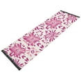 thumbnail image 2 of Splash Pink Pattern Bedroom Runner Rug 2'x 6' Non Slip Carpet Indoor Home Area Rug Living Room, 2 of 8