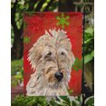 thumbnail image 3 of Carolines Treasures SC9763GF Golden Doodle 2 Drapeau de Vacances Flocons de Neige Rouges Taille Jardin, 3 of 3