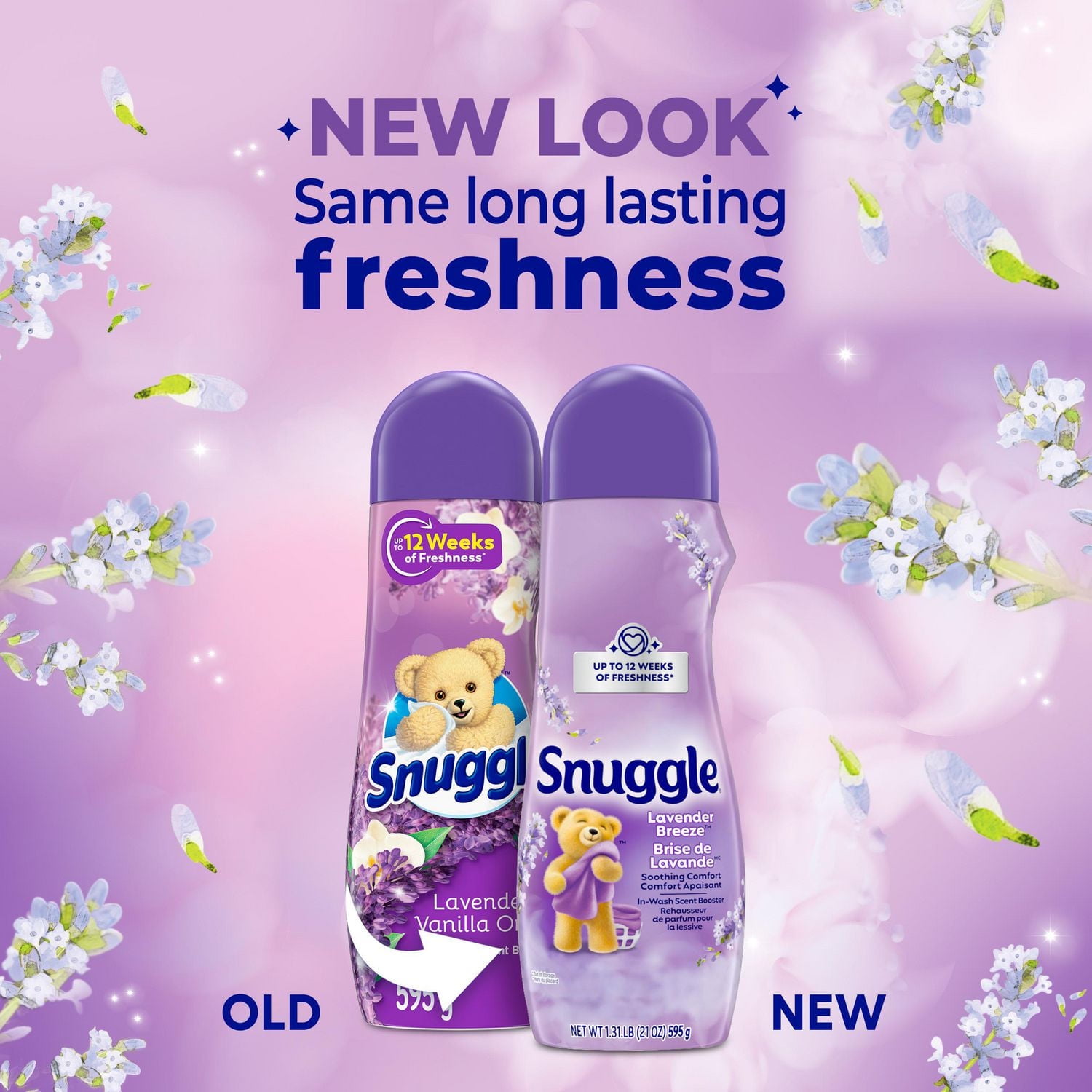 Snuggle Crystals Lavender Breeze Soothing Comfort Scent Booster, 595g, 1 bottle, 595g