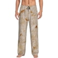 thumbnail image 1 of Fotbe Tortilla Pantalones de Pijama para Hombre, Pantalones de Dormir, Pantalones de Casa con Cintura Ajustable y Bolsillos-Small, 1 of 6