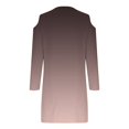 thumbnail image 4 of Summer Dress for Women,Dress for Women,Womens Summer Printed Fashion Long Sleeve Turndown Collar Dress,Long Sleeve Dress for Women,Womens Summer Dress, 4 of 5