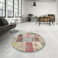 thumbnail image 4 of Ahgly Company Machine Washable Indoor Rectangle Contemporary Dark Almond Brown Area Rugs, 3' x 5', 4 of 7