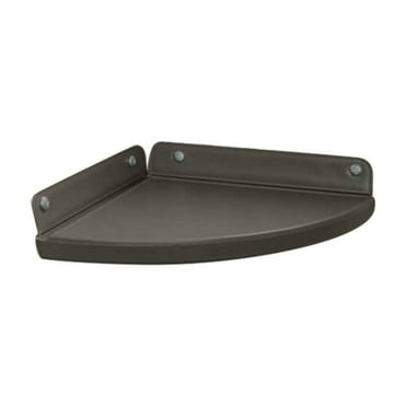 9.5 in. Corner Shelves for Lifetime Sheds - Set of 2, Brown (0110)