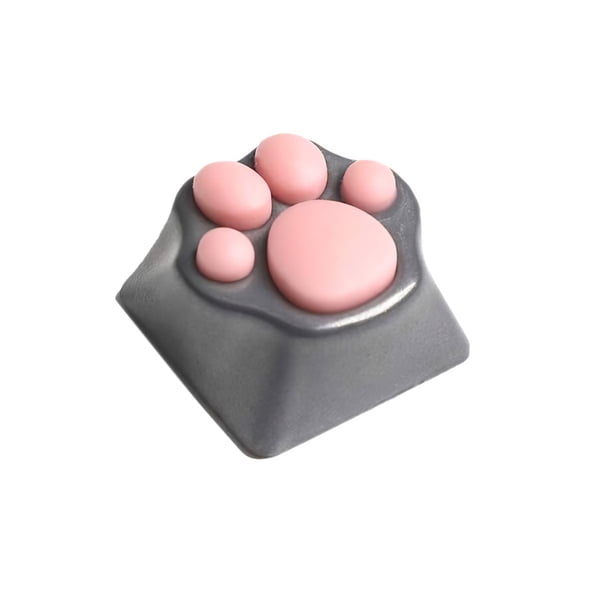 Tecla Con Forma De Pata De Gato De Metal Y Silicona, Tecla Con Forma De Garra De Gato Para Teclado Mecánico Advancent EL013911-04