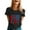 Black, variant on PMUYBHF Female XXL Wine july 4 camisole tops for women Foreign Trade European And Independence Day Printing Casual Round Neck T Shirt Short Sleeve Loose Large Size T Shirt Female Independence Day